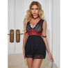Subblime - 954437 Robe Bondage En Dentelle Noire L/Xl
